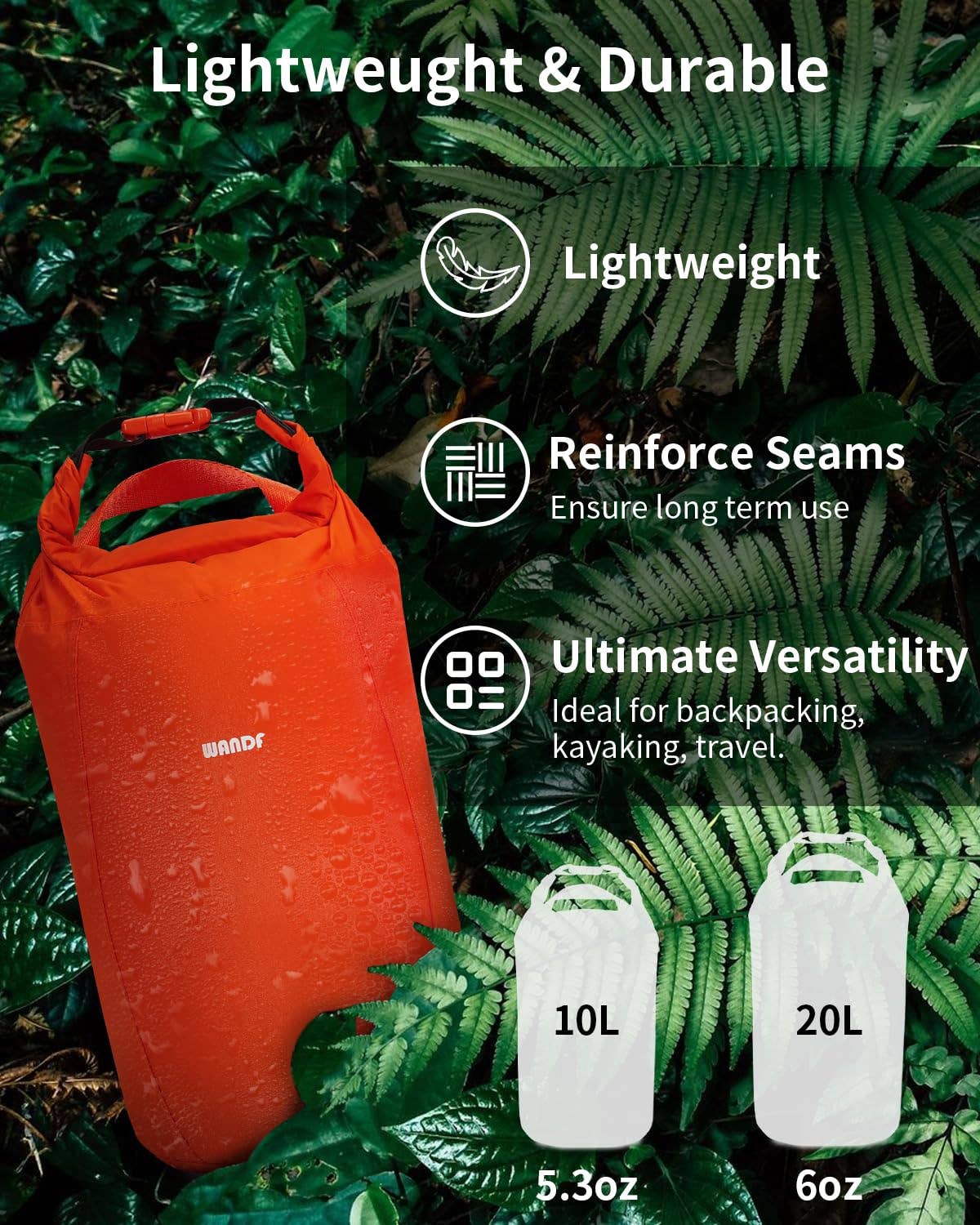 wandf – Großhandel Trockenbeutel – Kind & Baby – WANDF Ultraleichter Trockensack mit Rollverschluss58
