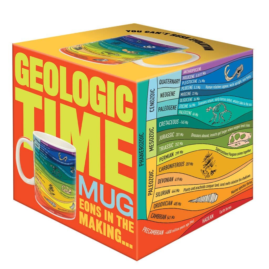 Unemployed Philosophers Guild - Wholesale Coffee Mug - Geologic Time Coffee Mug2
