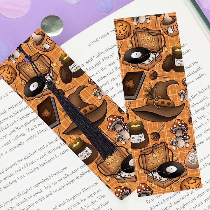 Autumn Witch bookmark/ Witchy Halloween case for wholesale by LorenaxAngelina