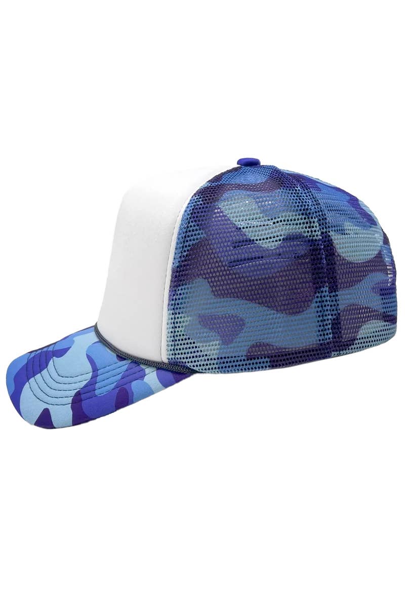 Cap Zone - Wholesale Trucker Hat - Unisex - Camouflage Five Panel Foam Trucker Hat6