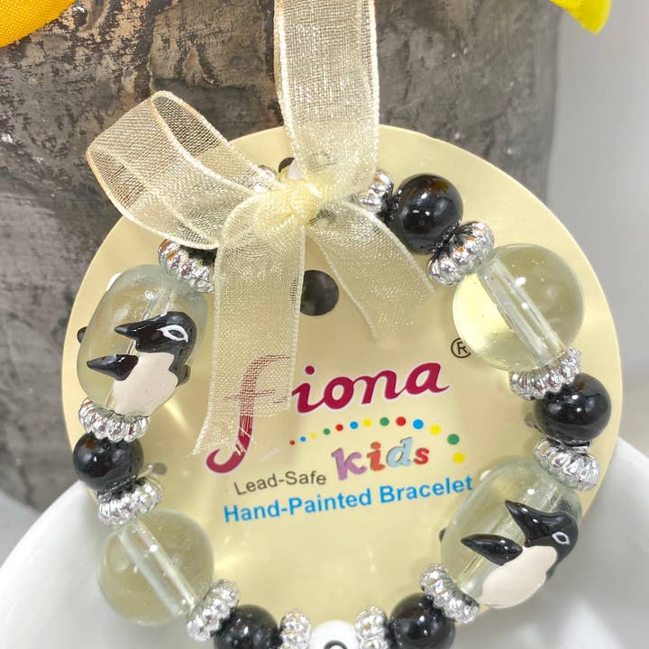 Fiona Accessories - Vente Bracelet de perles - Présentoir de comptoir Zoo Bracelet Safari Animal Print 48 pièces pour enfant2