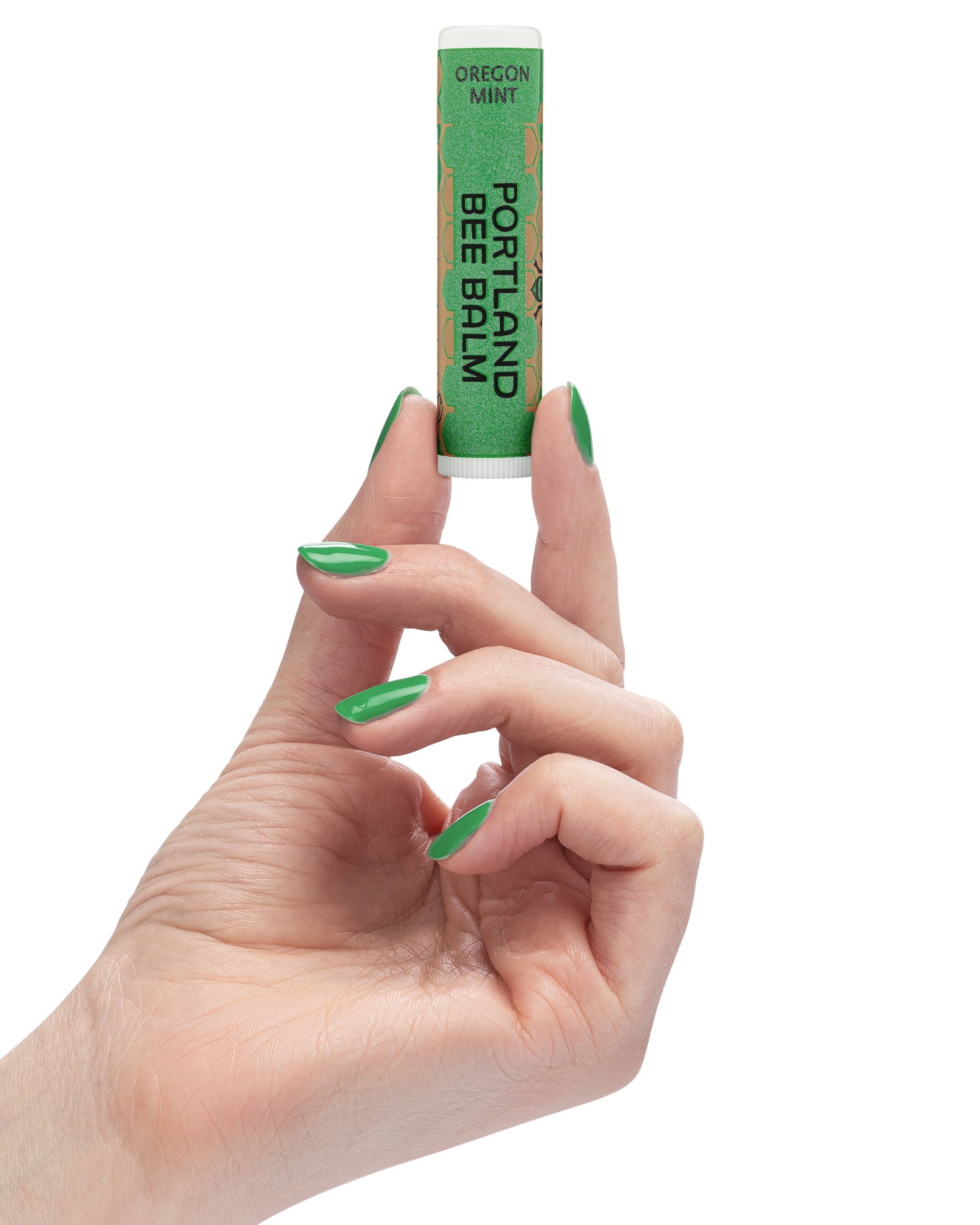 Portland Bee Balm - Wholesale Lip Balm - Oregon Mint Beeswax Lip Balm Display – Refreshing 24-Count5