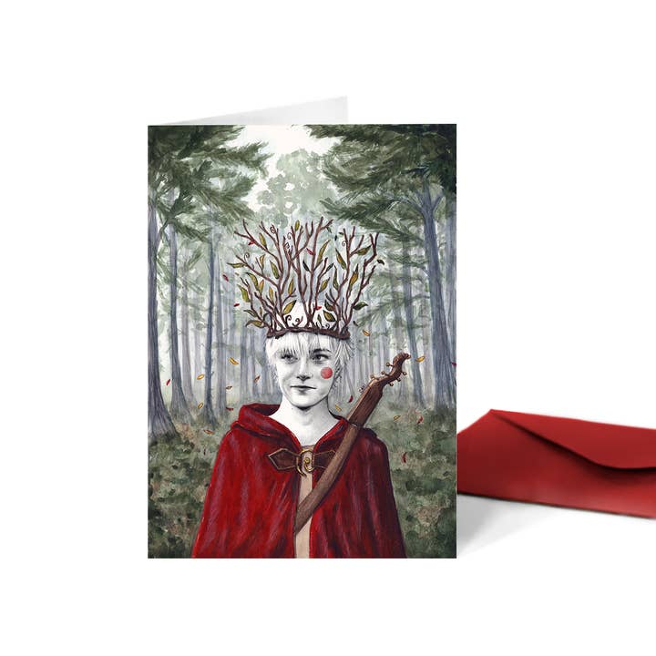 Tarjeta King of the Fall (díptico) for wholesale by Carillustration