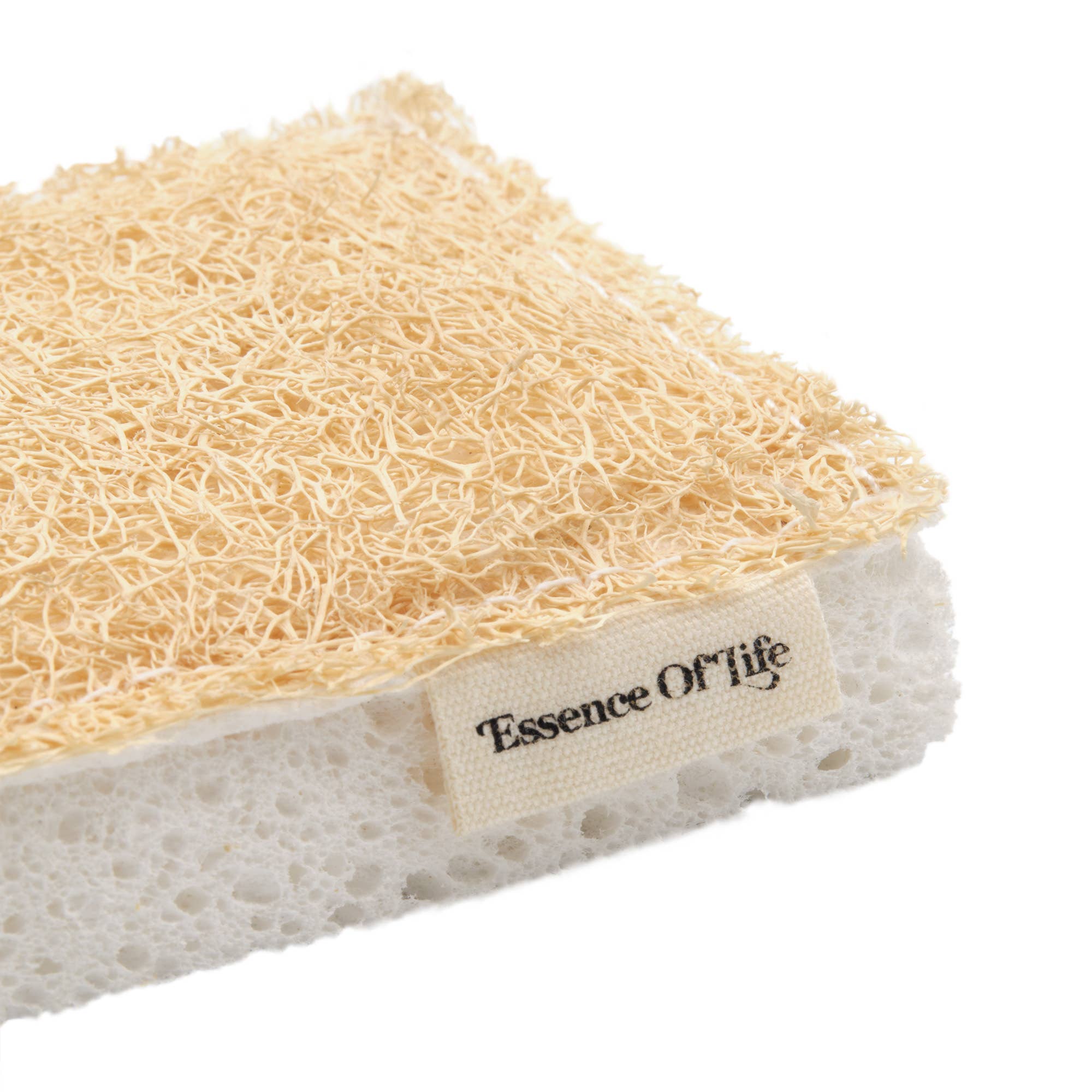 Essence of Life Organics - Vendita all'ingrosso Spugnetta per pulire - Spugne da cucina 100% compostabili, confezione da 24