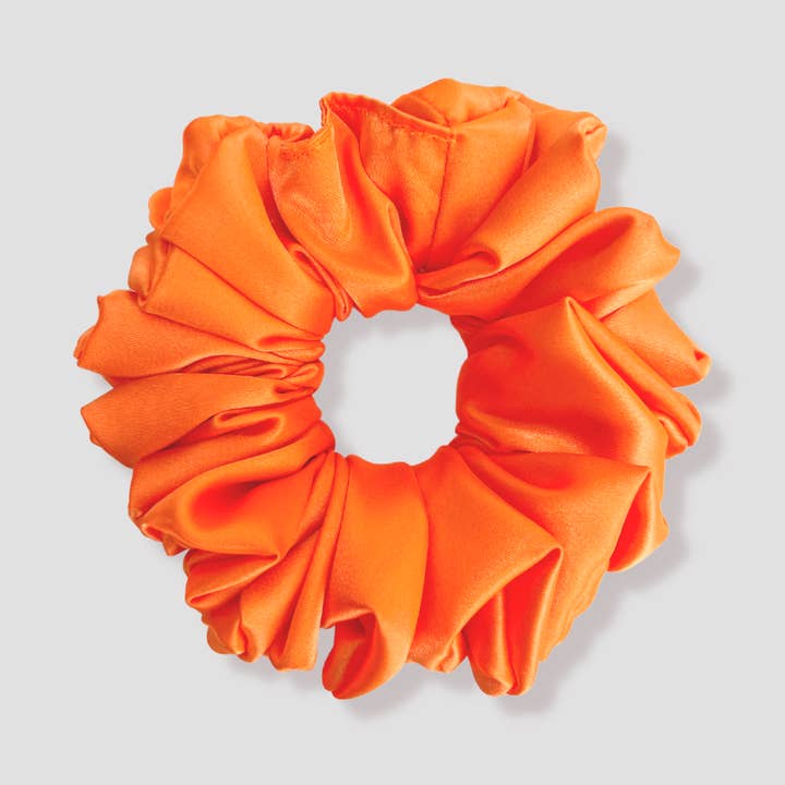 Handmade Satin Scrunchie High Quality (Orange) for wholesale by Coyalz Haircare