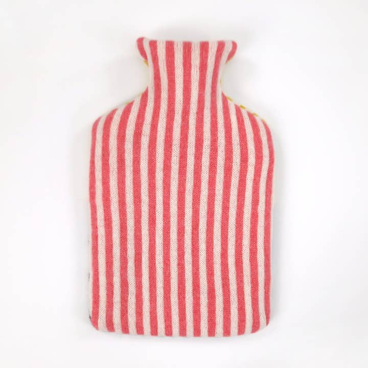 2L Hot Water Bottle Cover - Pink, Yellow and Charcoal for wholesale by Candy Coated Accessories