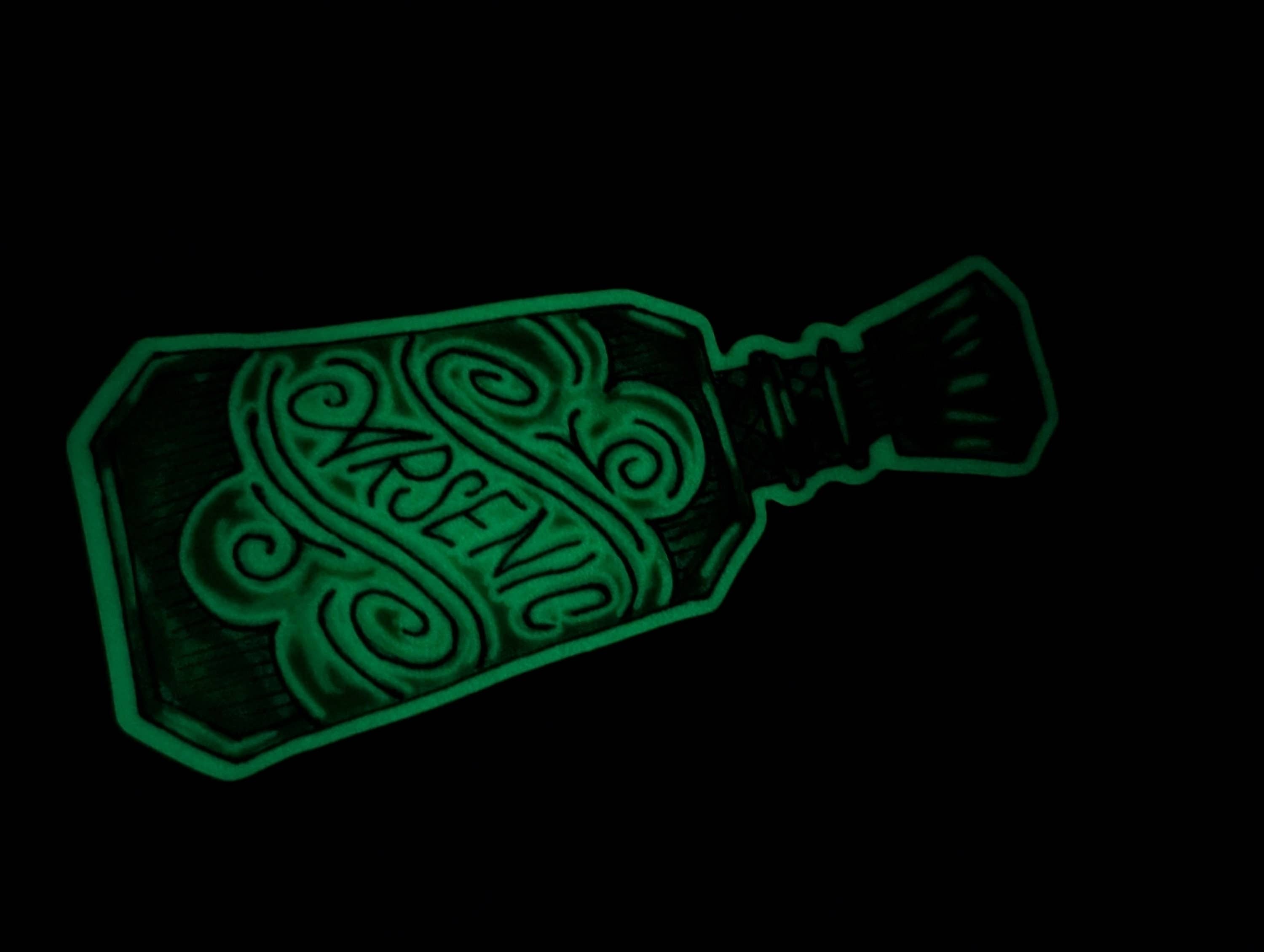 Ink & Wildflower - Wholesale Sticker - Arsenic Glowing Poison Bottle2