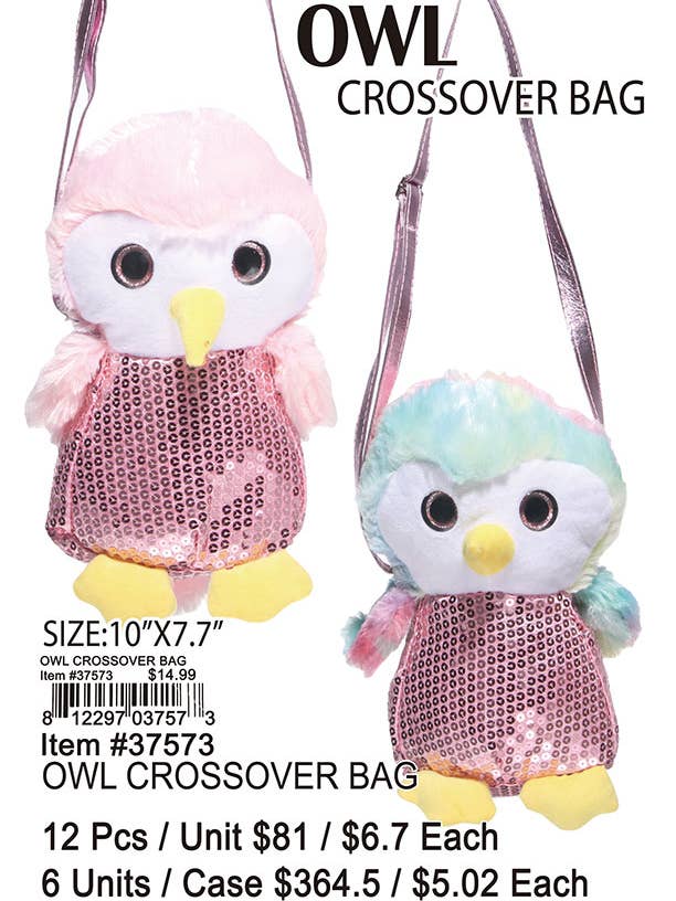 Owl Crossover Bag for wholesale by Puka Creations