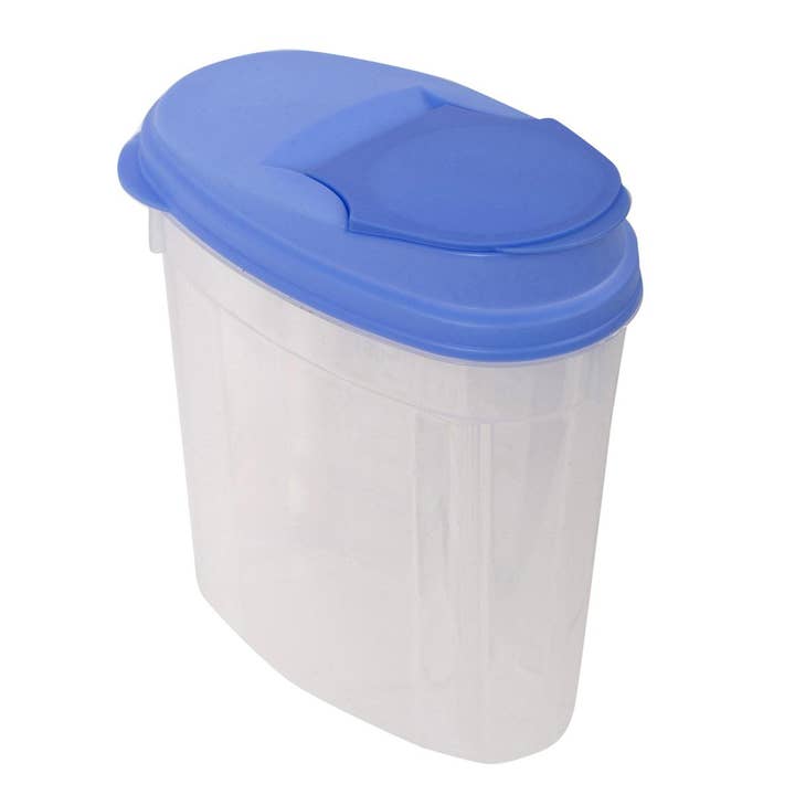 Luciano Gourmet - Vente Boîtes de conservation - Conteneur à céréales Luciano 1,5L (52 oz) avec couvercle à pression, ovale1