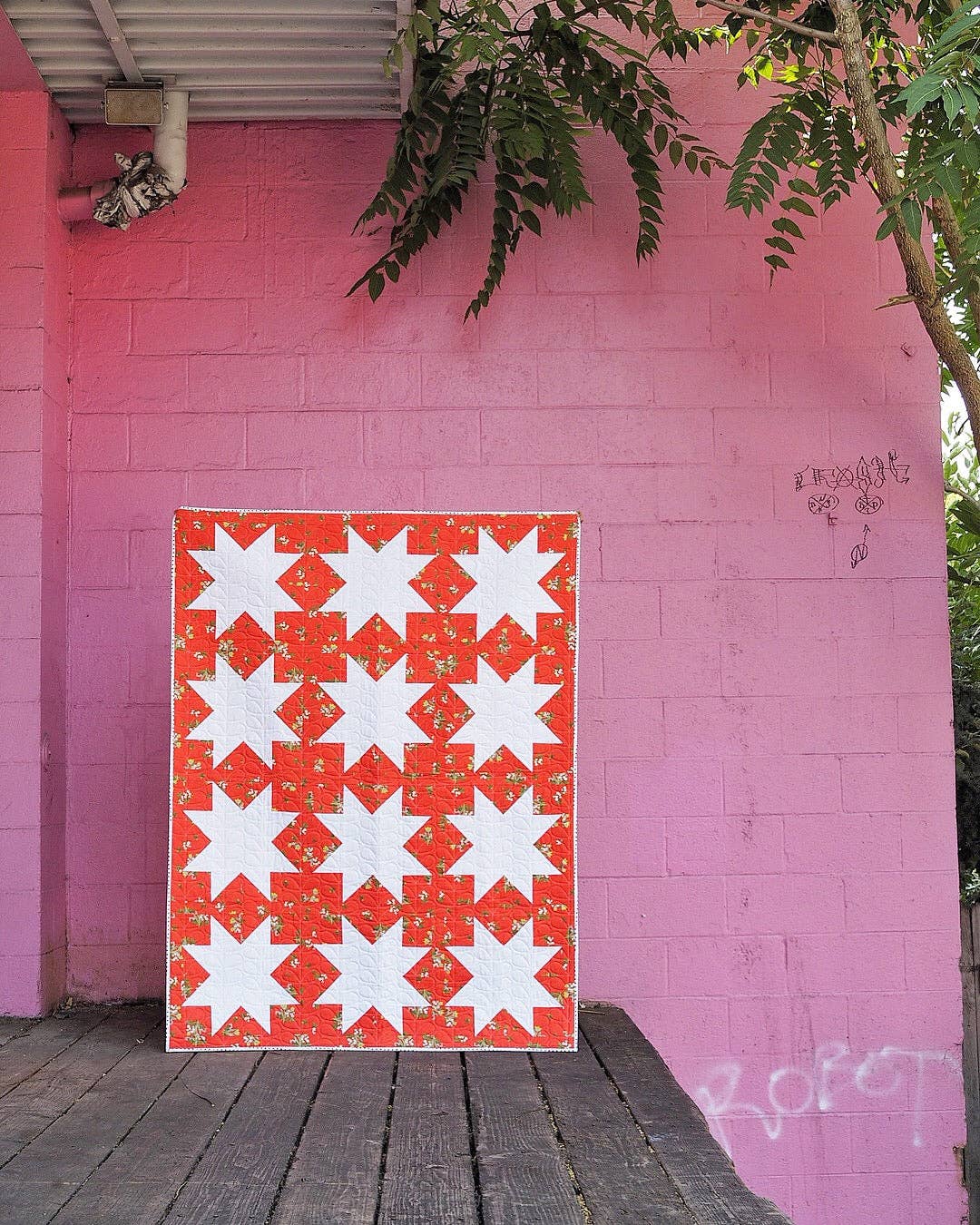 Then Came June - Vente Kits de couture - Motif de couette Inside Out Star, imprimé5