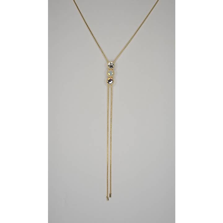 BETTYOH INC - Wholesale Y-Neck/Lariat Necklace - Slide Necklace - Swarovski Elements4