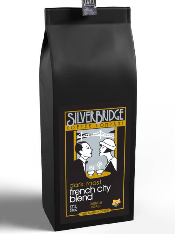 French City Blend for wholesale by Silver Bridge Coffee Company