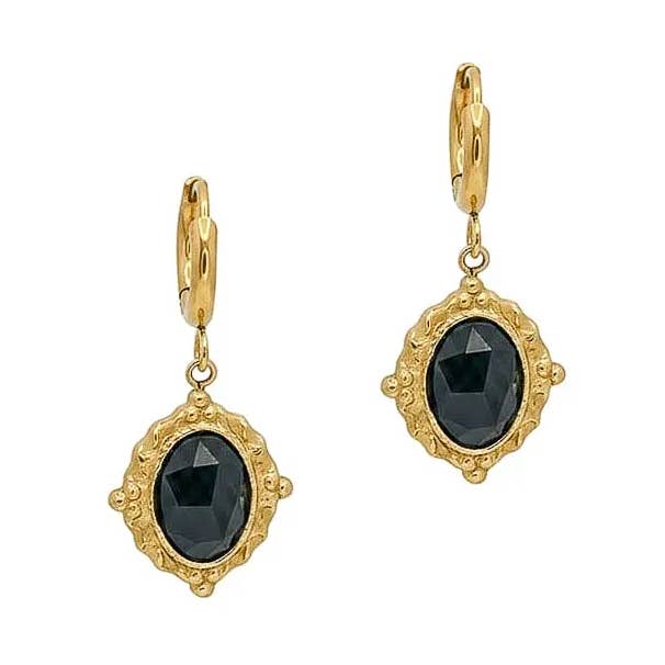 LOUIZ Onyx Earrings for wholesale by LOUIZ