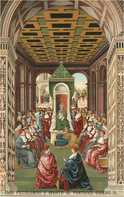 Found Image Press - Wholesale Sticker - Sticker RP-41 Piccolomini Visits the Pope0