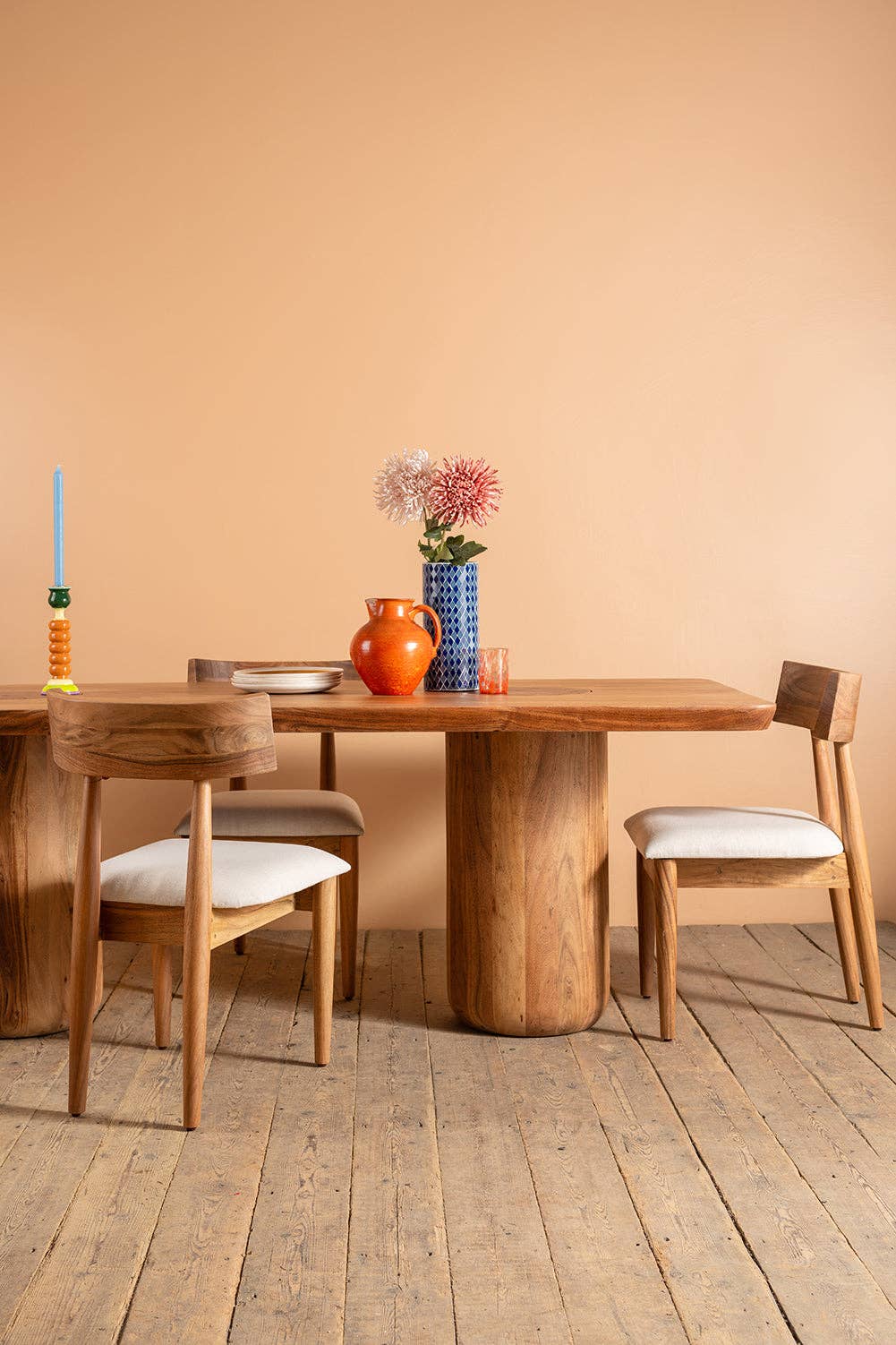 Ian Snow Ltd - Wholesale Side Table - Landis Acacia Wood Natural Finish Dining Table9