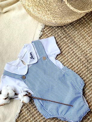 Maison Pioline – Großhandel Bekleidungsset – Baby – Personalisierbarer Baby-Strampler und Body1