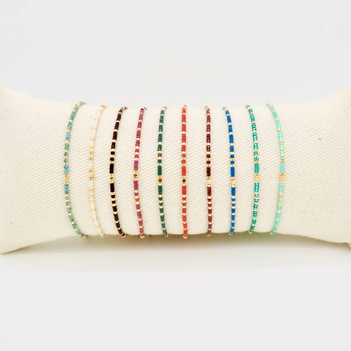 Rosamariposa - Wholesale Beaded Bracelet - Maya Dainty Bracelet - New Colors