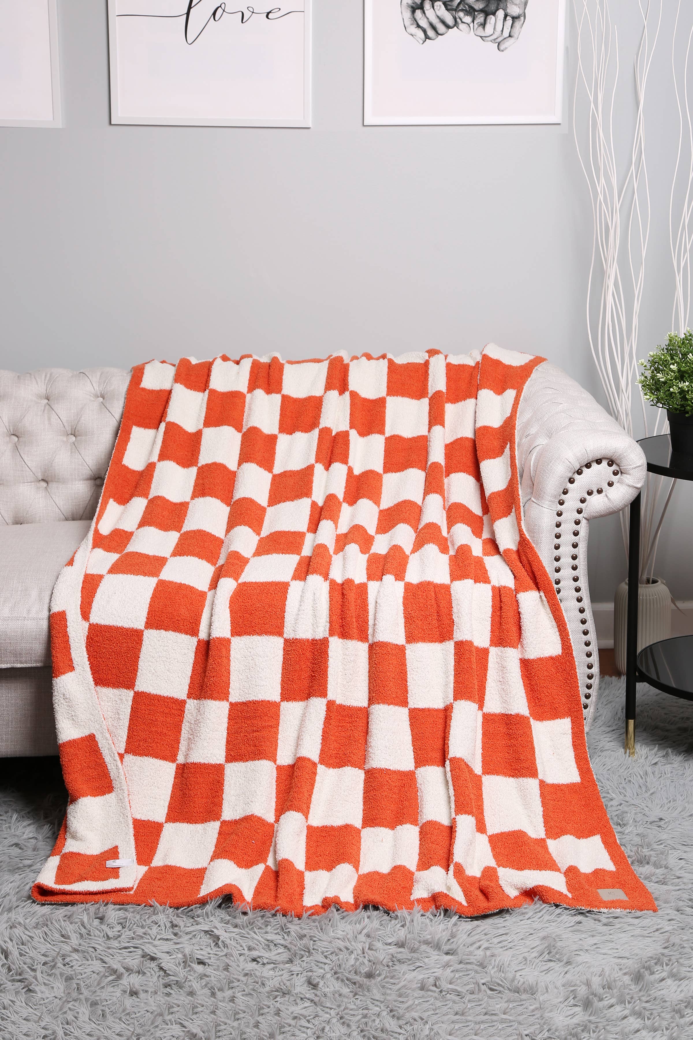 Queens Designs - Wholesale Throw Blanket - Checkered Print Blankets 0