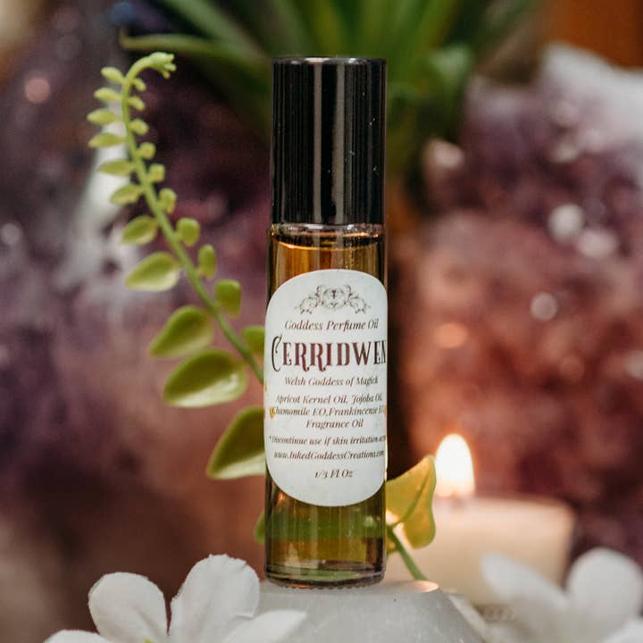 Cerridwen Goddess Perfume Oil for Magick and Inspiration for wholesale by Inked Goddess Creations