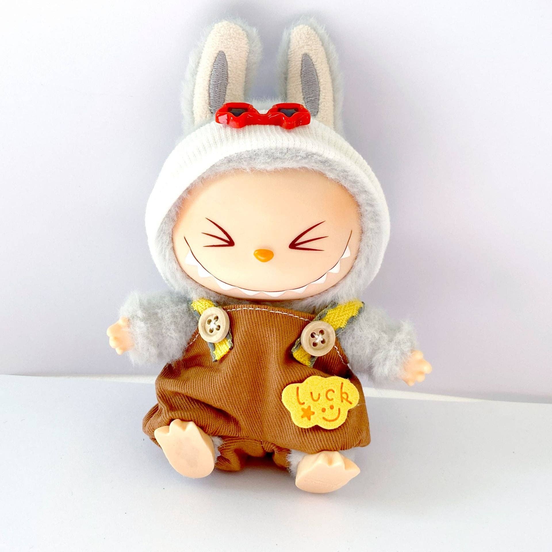 Auraquise - Wholesale Doll - Kids - 17cm Doll Overall & Headwear Outfit Changeable Costume2