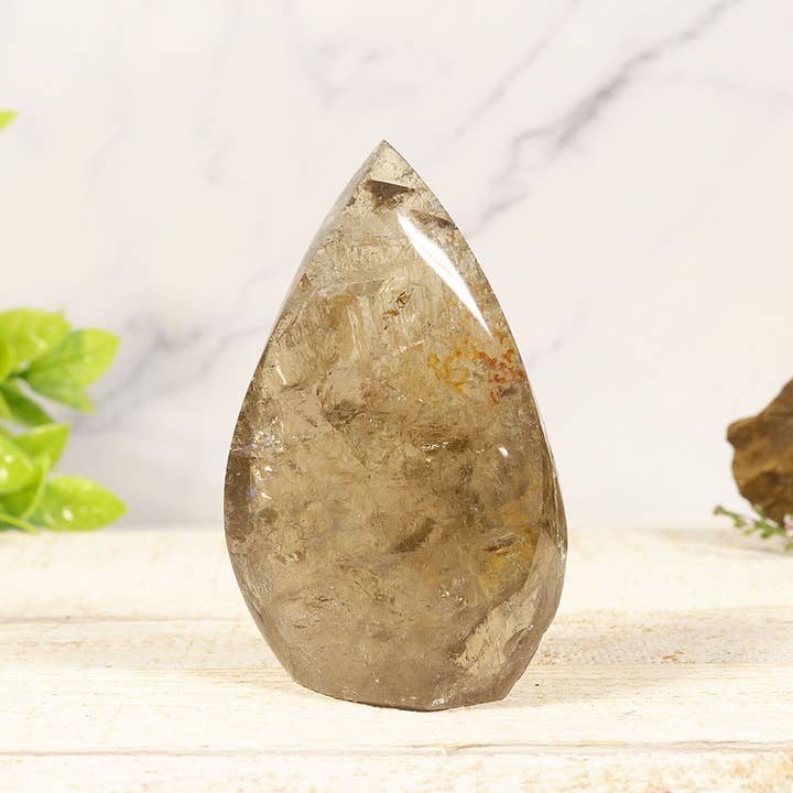 Natures Artifacts Inc - Wholesale Spiritual Stone/Crystal - Smoky Quartz Flame 2