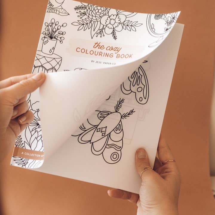 Jess' Paper Co. - Wholesale Coloring Book - Adult - The Cozy Colouring Book by Jess' Paper Co.