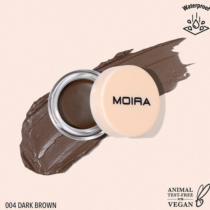 Define & Sculpt Brow Pomade (004, Dark Brown) for wholesale by Moira Cosmetics