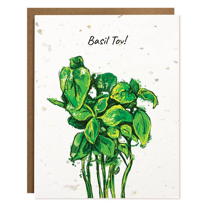 The Card Bureau - Wholesale Congratulations Card - TOKA | Basil Tov | Plantable Card