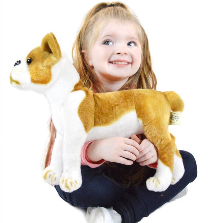 VIAHART Toy Co. - Vendita all'ingrosso Peluche - Bambini e neonati - Boxer Bobby The Boston Terrier, peluche di peluche per cani di taglia grande, di Tiger Tale Toys1