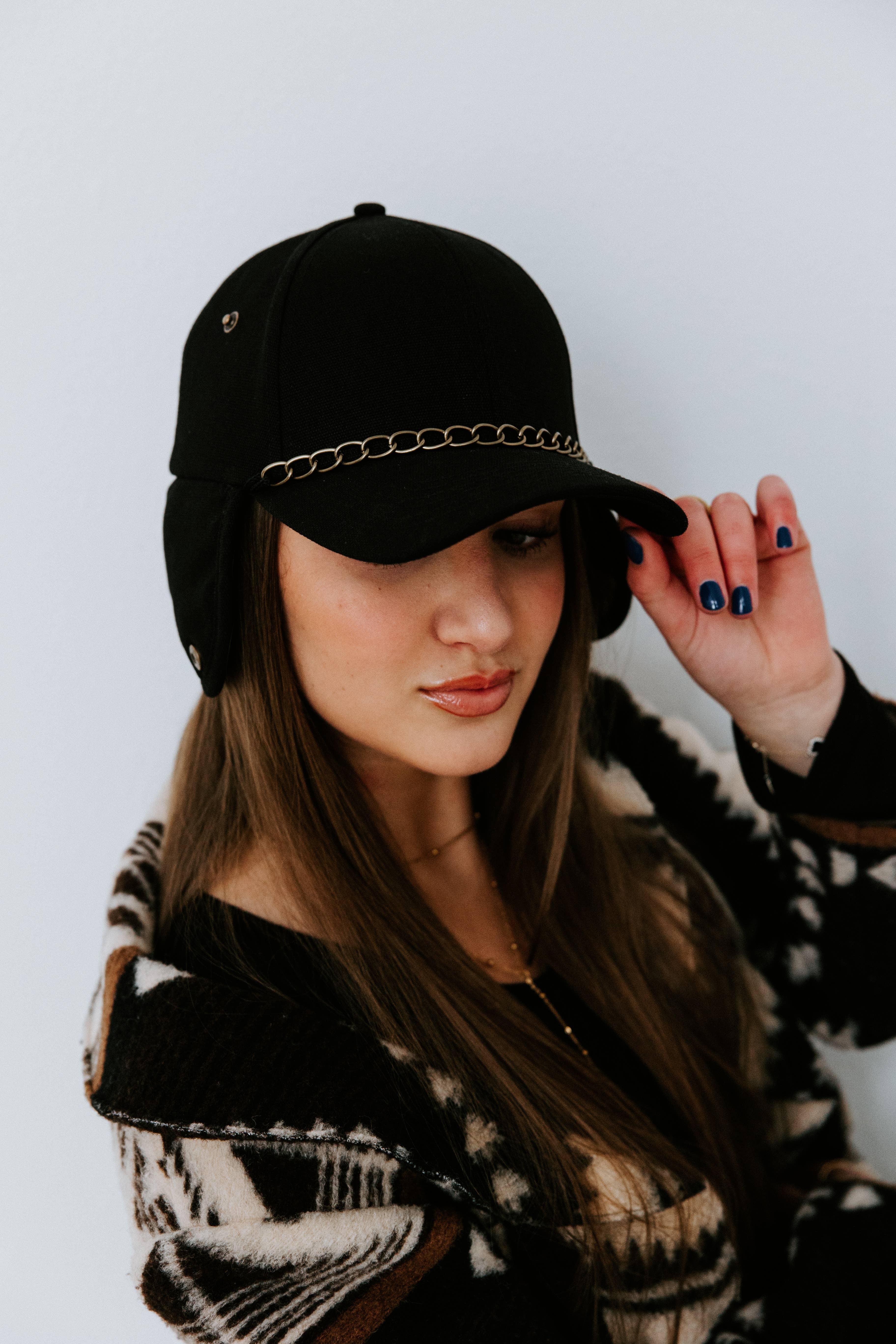 Grace 'n Grit - Wholesale Trapper/Bomber Hat - Women's - Onyx Outlaw Earflap Trapper Hat1