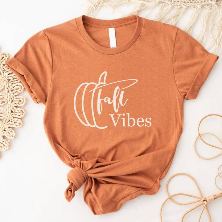 STARCHIS - Wholesale Screen Printed T-Shirt - Women's - Fall Vibes2