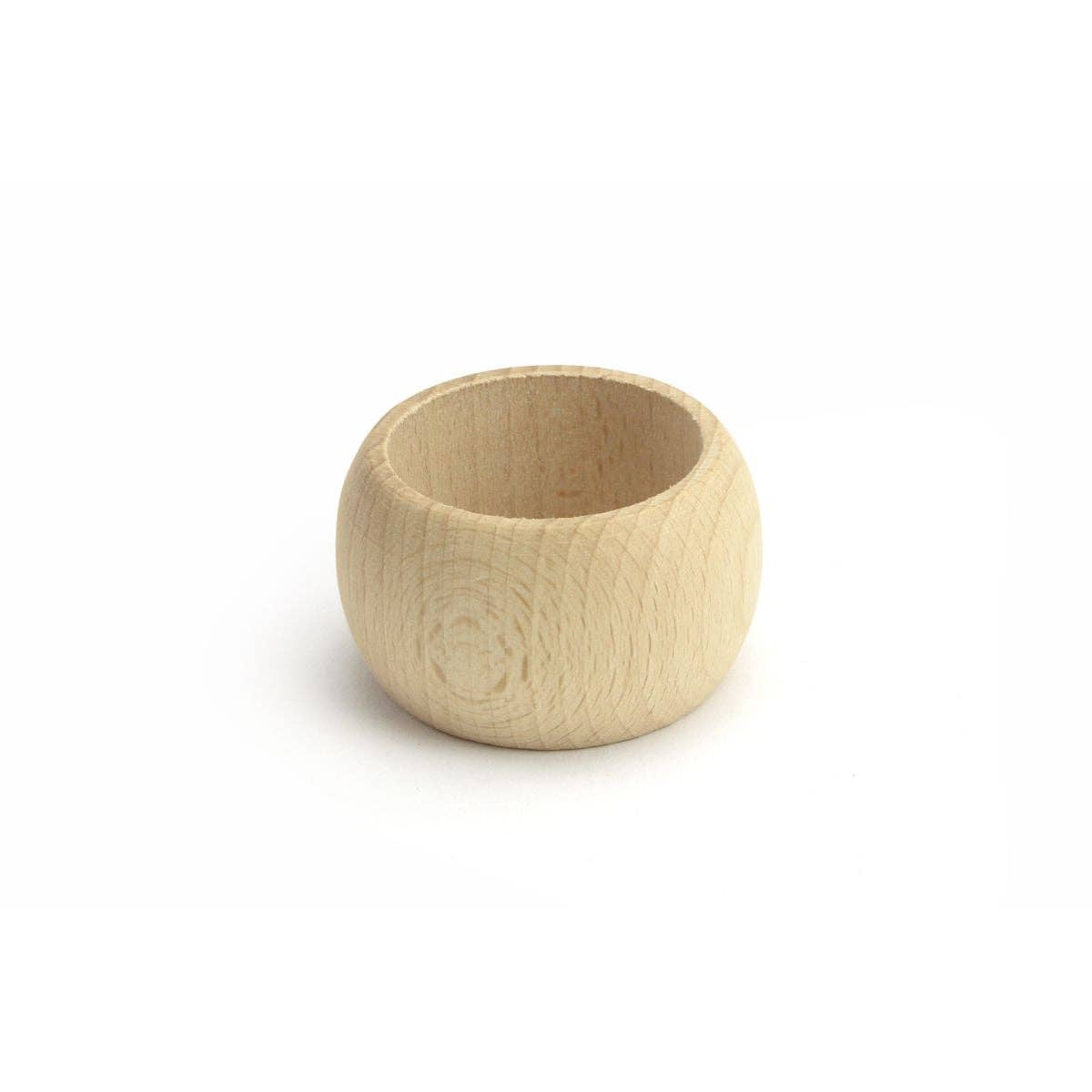 Zenker - Wholesale Napkin holder - Untreated natural wood napkin ring Fackelmann Boissellerie