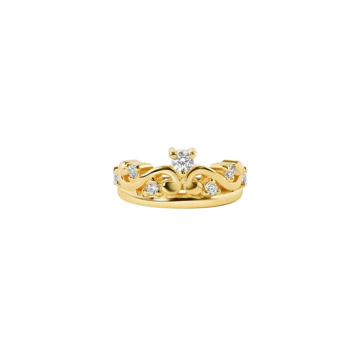 Queen Eloise – 14K/18K Gold Multi-Stone Clicker Ring for wholesale by Piercing-zone