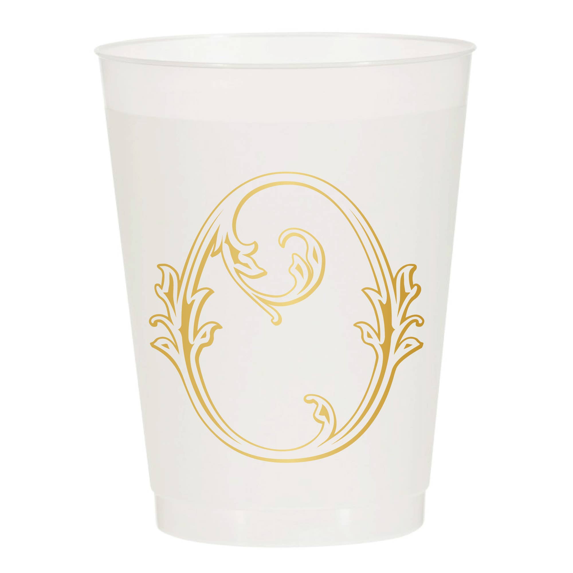 Sip Hip Hooray - Wholesale Disposable Cup - Initial Monogrammed Frosted Cups13