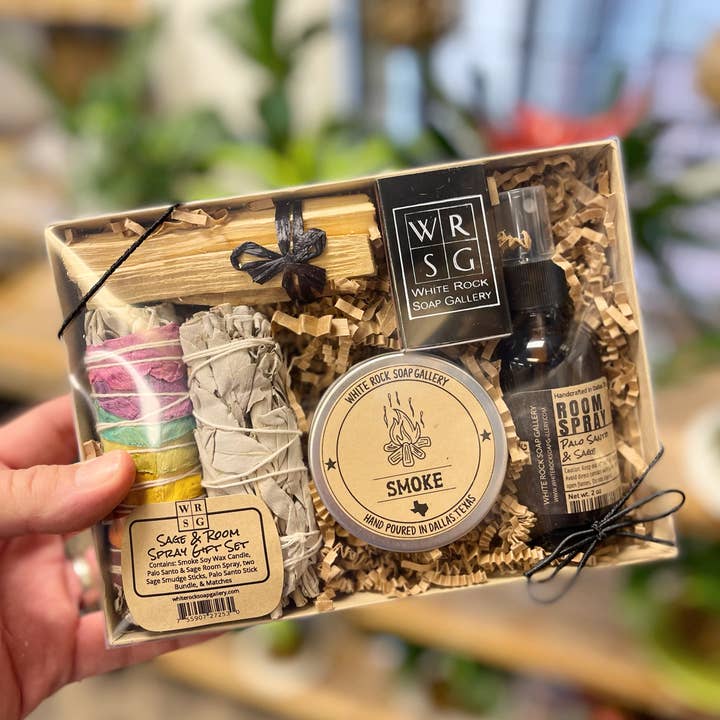 White Rock Soap Gallery - Wholesale Sage Bundle - Sage & Room Spray Gift Set1