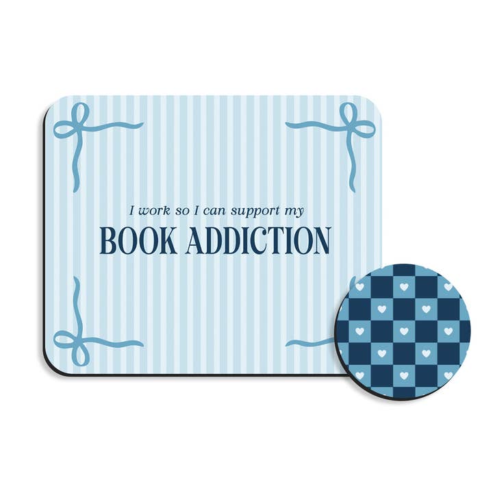 Book Addiction Desk Set for wholesale by Viv&Lou