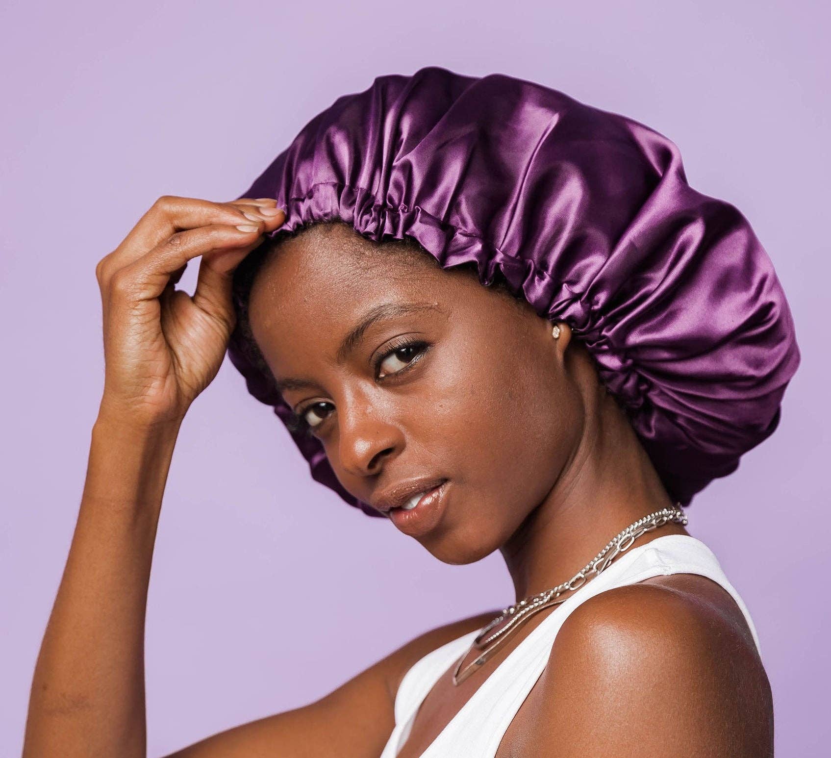 Glow by Daye - Wholesale Sleep Cap / Bonnet - Women's - G x D Adjustable Satin Bonnet69