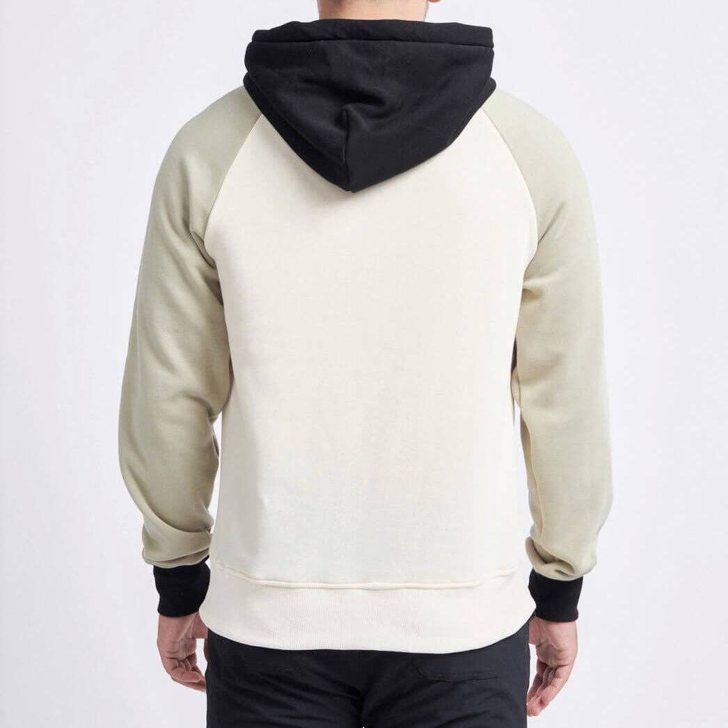 Spark Paws - Wholesale Hoodie - Men's - Olive Cream Human Hoodie2