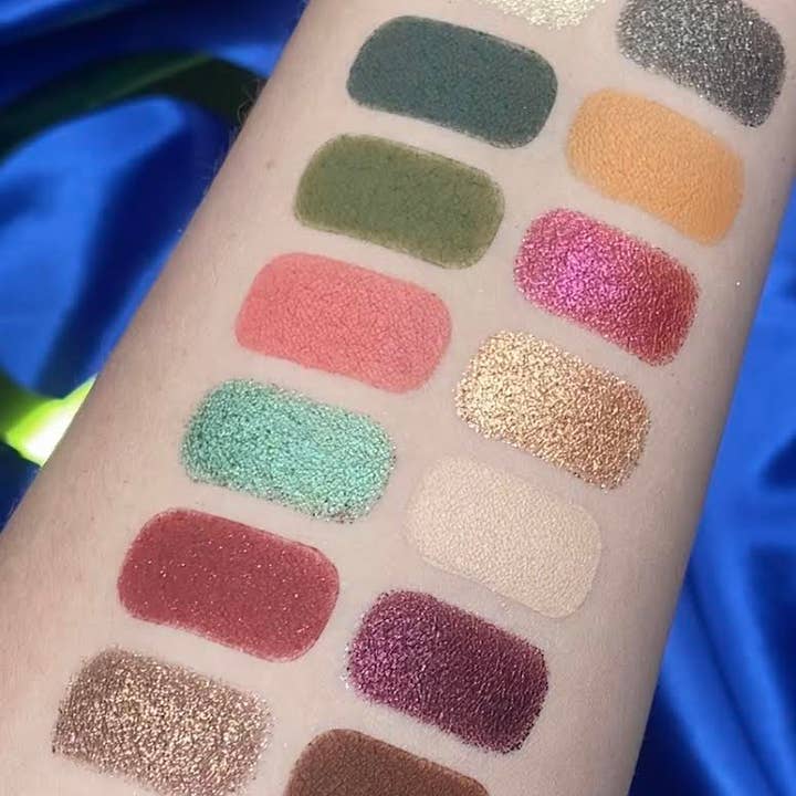 Rude Cosmetics – wholesale Eyeshadow palette – Rude x Koi Footwear Boots Collection - Helios Hologram Flame