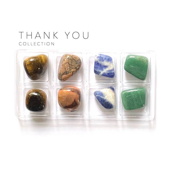 Thank You - you're such a gem - Crystals and Stones kit set for wholesale by Crystal Grids