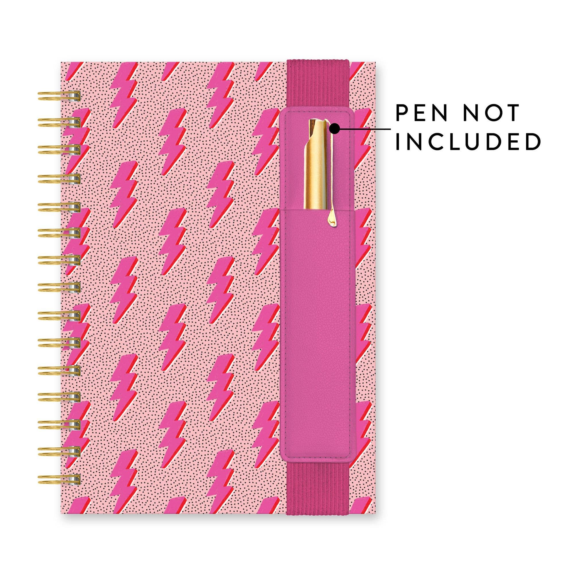 Studio Oh! - Wholesale Notebook - Charged Up Oliver Notebook with Pen Pocket2