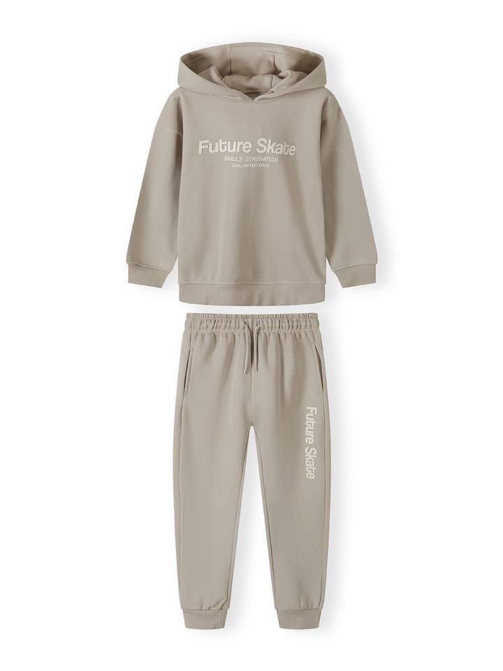 Jongens bedrukt hoodie en joggers skate set voor wholesale door Minoti sp. z o.o.