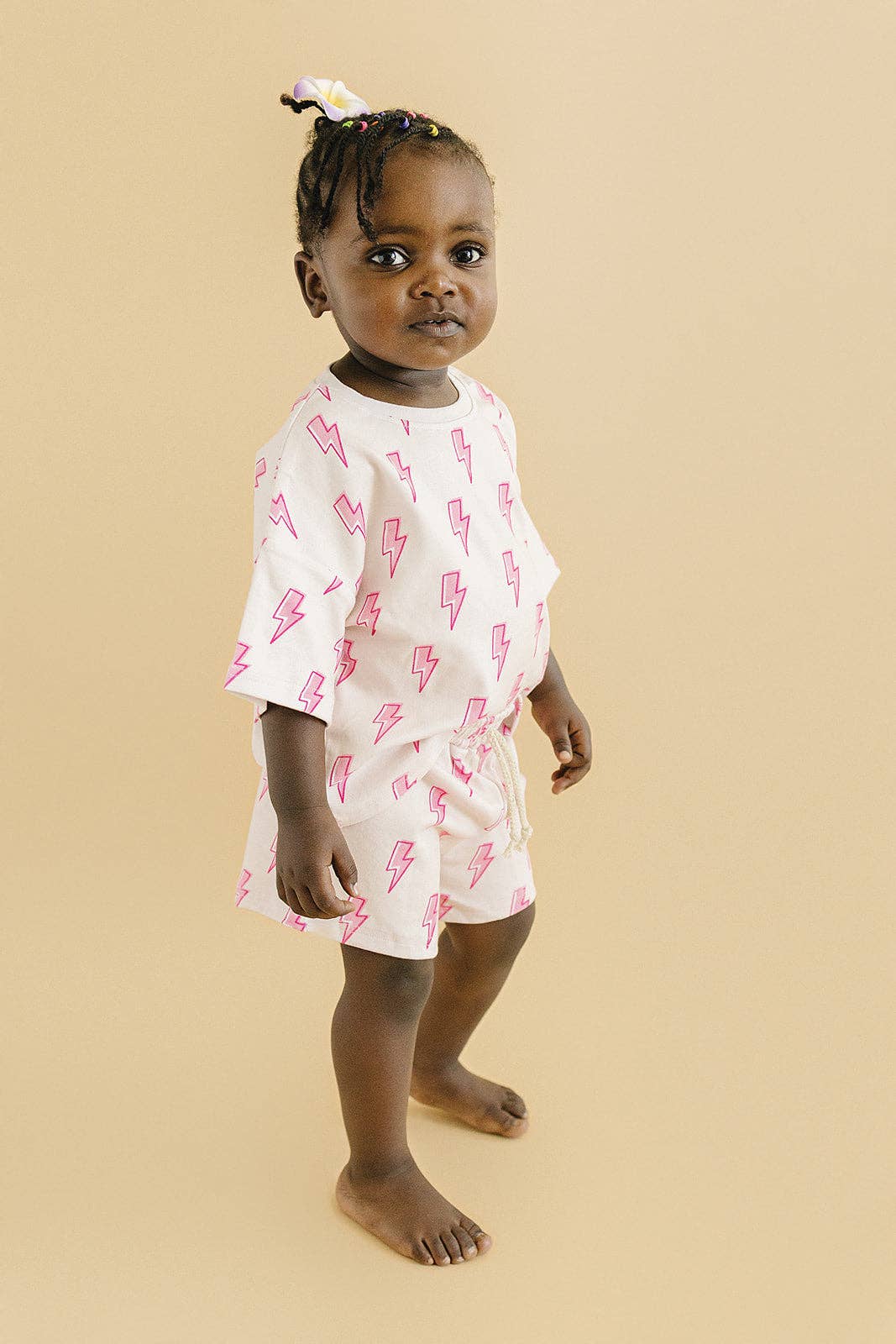 Lucky Panda Kids - Wholesale Top & Short Set - Kids - Shorts Set | Pink Bolts4