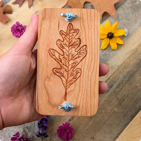 Macon Makes - Wholesale DIY Craft Kit - Pocket Flower Press Customized With Logo Or Design | 3"x5"6