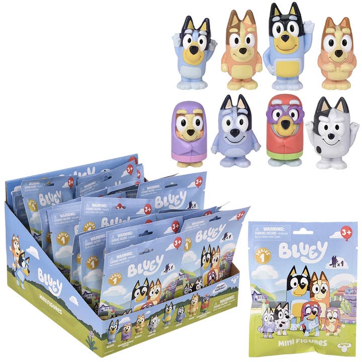 La Luna Bella - Toys - Wholesale Classic Toy - Kids - Bluey Mini Figure Blind Bag 24ct - LLB Toys