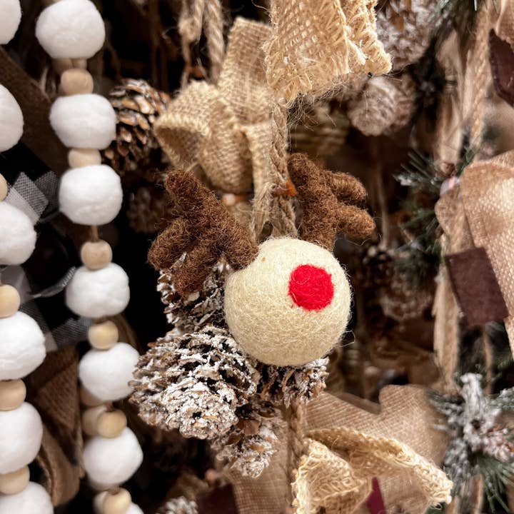 Reindeer Car Vent Clip for wholesale by The Thrifty Handmade