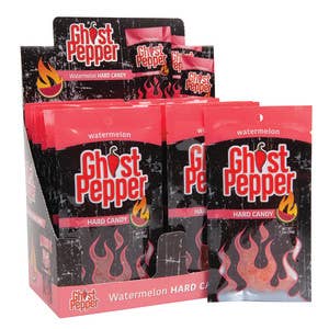L&F Universal Goods - Wholesale Hard Candy - Ghost Pepper Watermelon Hard Candy 24/1.3OZ0