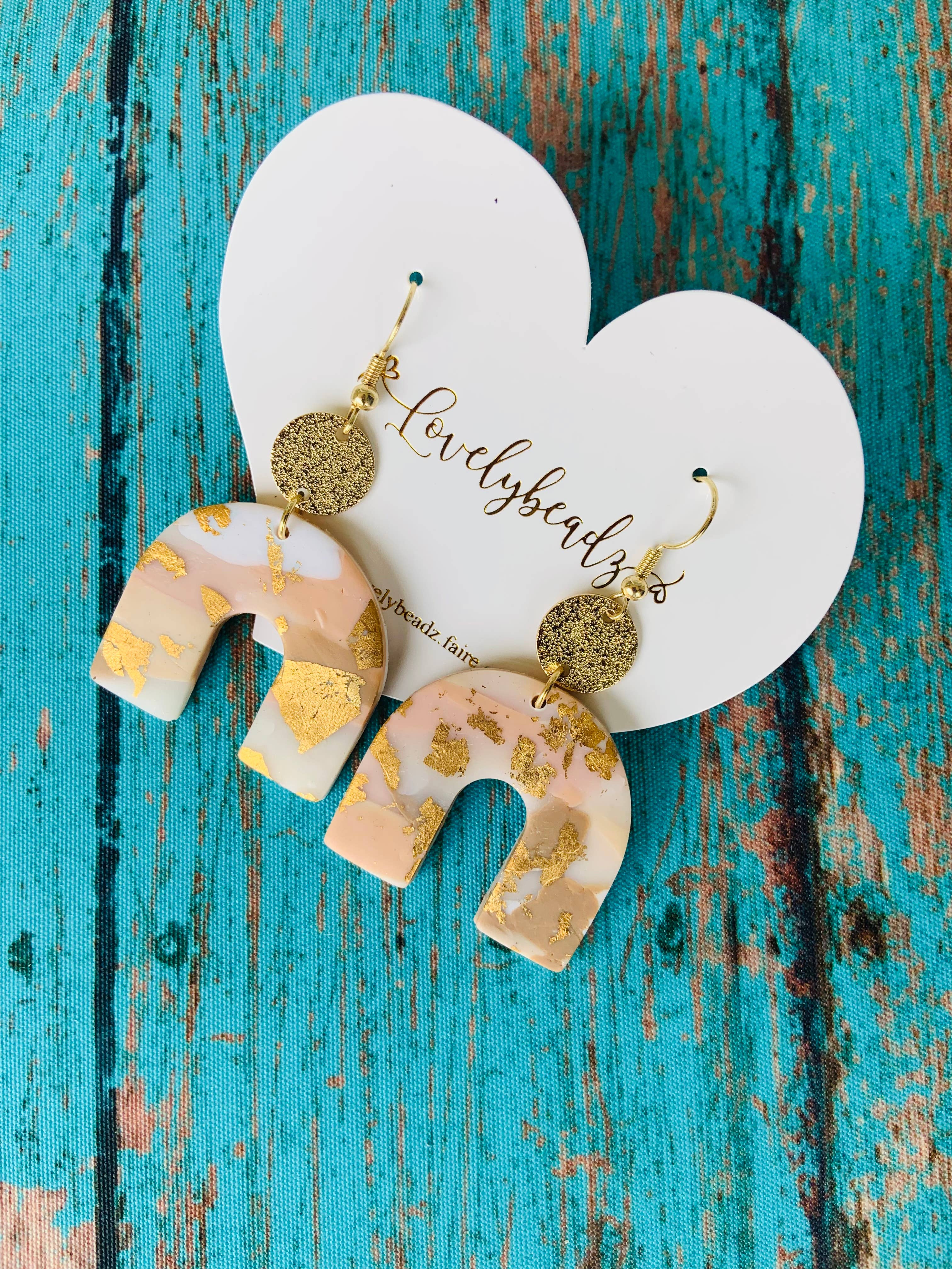 Lovelybeadz - Wholesale Dangle Earrings - Foil clay earrings2