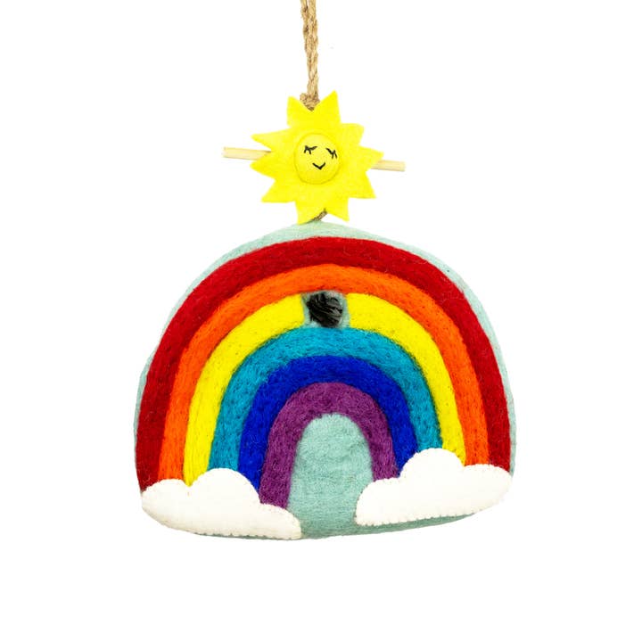 dZi Handmade - Wholesale Bird House - Rainbow Birdhouse