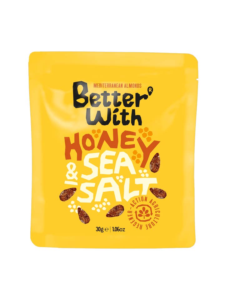 Almonds Better With Honey and Sea Salt - 30g for wholesale by Better With Almonds
